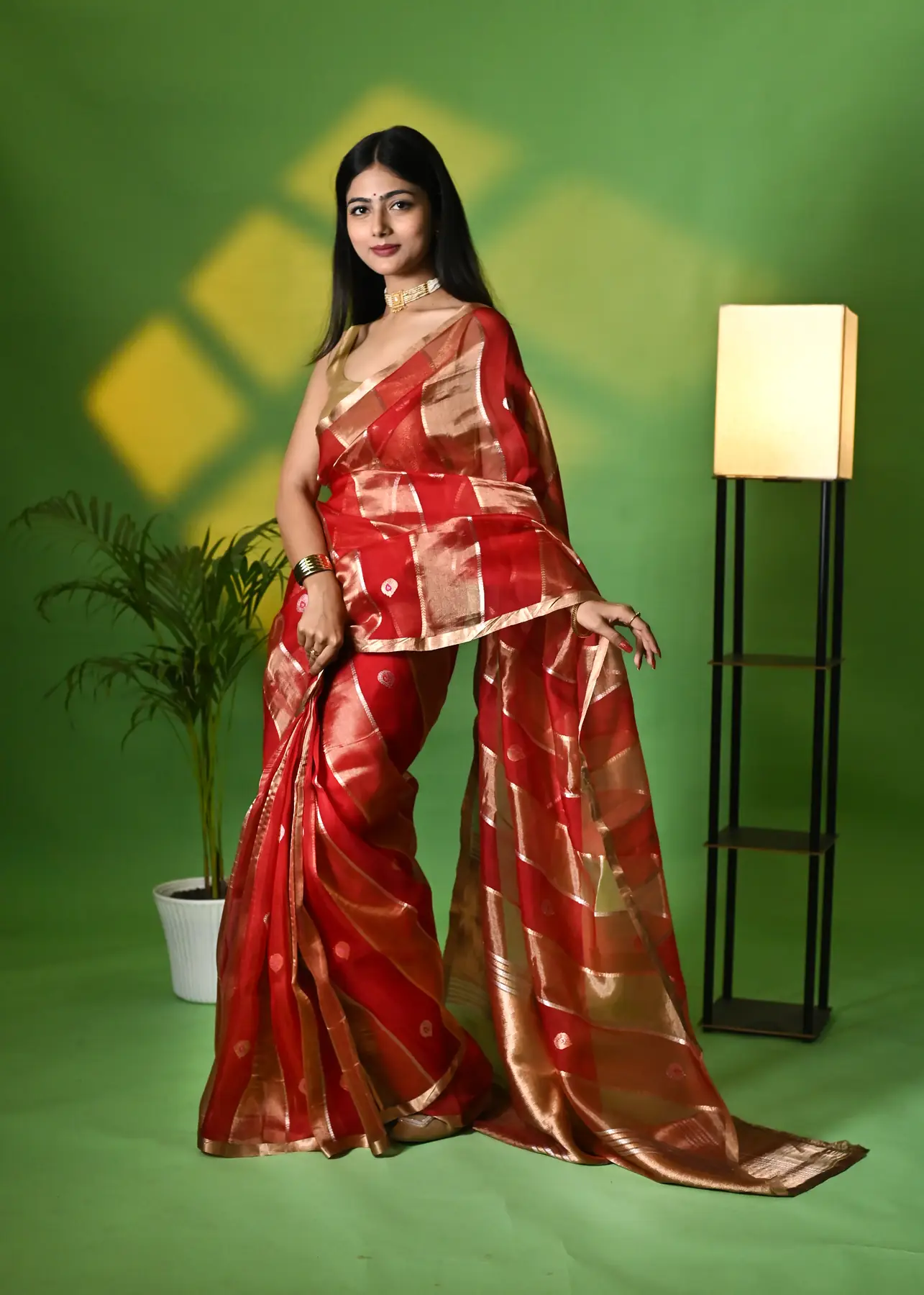 Handloom pure  organza tissue